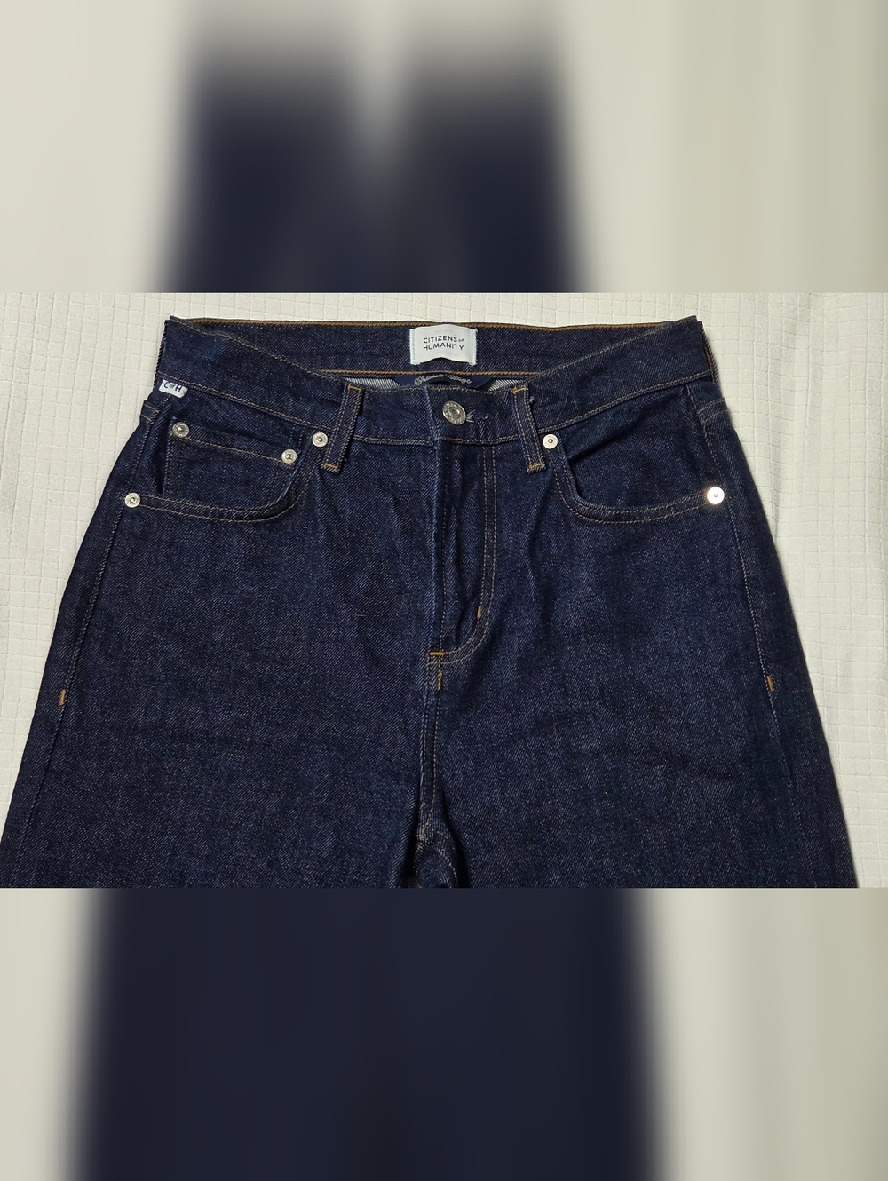 Citizens Of Humanity Dark Indigo High-Rise, Premium Vintage, Kimberly Style. - Picture 5 of 14